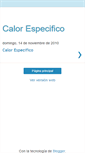 Mobile Screenshot of calor-especifico.blogspot.com