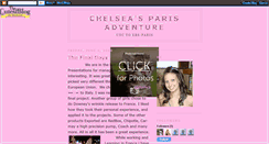 Desktop Screenshot of chelseasparisadventure.blogspot.com