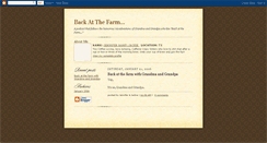 Desktop Screenshot of andbackatthefarm.blogspot.com