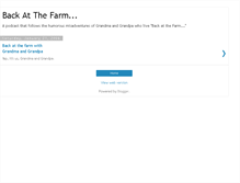 Tablet Screenshot of andbackatthefarm.blogspot.com