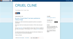 Desktop Screenshot of cruelcline.blogspot.com