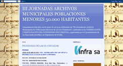 Desktop Screenshot of jornadasarchivosmunicipales.blogspot.com