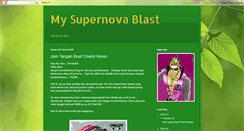 Desktop Screenshot of mysupernovablast.blogspot.com