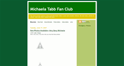 Desktop Screenshot of michaela-tabb.blogspot.com