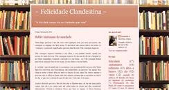 Desktop Screenshot of felicidadesempreclandestina.blogspot.com