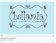 Tablet Screenshot of bellamiaachildrensshop.blogspot.com