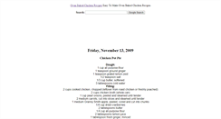 Desktop Screenshot of oven-baked-chicken-recipes.blogspot.com