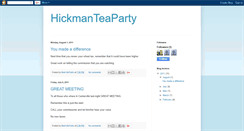 Desktop Screenshot of hickmanteaparty.blogspot.com