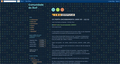 Desktop Screenshot of comunidadedosurf.blogspot.com