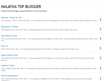 Tablet Screenshot of malaysia-top-blogger.blogspot.com