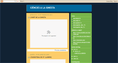 Desktop Screenshot of ginesta-ciencies.blogspot.com