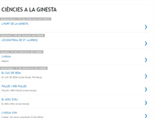 Tablet Screenshot of ginesta-ciencies.blogspot.com