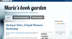 Desktop Screenshot of mariesbookgarden.blogspot.com