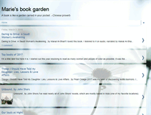 Tablet Screenshot of mariesbookgarden.blogspot.com