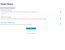 Tablet Screenshot of modelreyna.blogspot.com