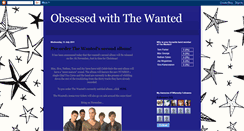 Desktop Screenshot of obsessedwiththewanted.blogspot.com