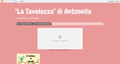 Desktop Screenshot of latavolozzadiantonella.blogspot.com