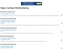 Tablet Screenshot of maze-cartoon-politics.blogspot.com