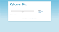 Desktop Screenshot of blogkebumen.blogspot.com