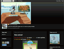Tablet Screenshot of animaljamweekly.blogspot.com