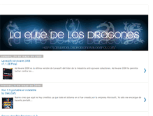 Tablet Screenshot of laelitedelosdragones.blogspot.com