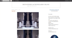 Desktop Screenshot of beyondblackdreams.blogspot.com