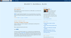 Desktop Screenshot of beardysbaseballblog.blogspot.com