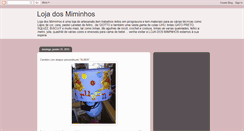 Desktop Screenshot of lojadosmiminhos.blogspot.com