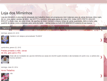 Tablet Screenshot of lojadosmiminhos.blogspot.com