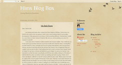 Desktop Screenshot of himsblogbox.blogspot.com