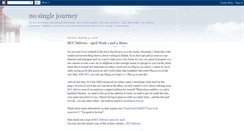 Desktop Screenshot of nosinglejourney.blogspot.com