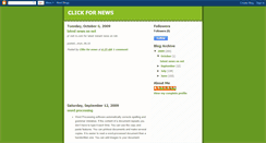 Desktop Screenshot of clik4news.blogspot.com