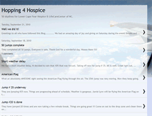 Tablet Screenshot of hopping4hospice.blogspot.com