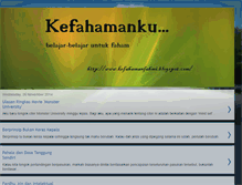 Tablet Screenshot of kefahamanfahmi.blogspot.com