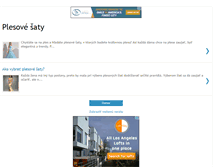 Tablet Screenshot of plesove-saty.blogspot.com