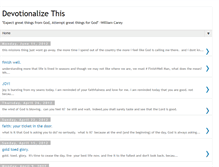 Tablet Screenshot of devotionalizethis.blogspot.com