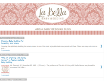 Tablet Screenshot of labellababybedding.blogspot.com