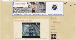 Desktop Screenshot of cambodianchildrensfund-uk.blogspot.com