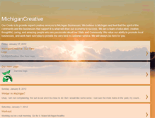 Tablet Screenshot of michigancreative.blogspot.com