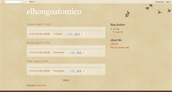 Desktop Screenshot of elhongoatomico.blogspot.com