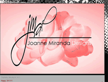 Tablet Screenshot of joannemirandadesigns.blogspot.com