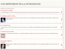 Tablet Screenshot of losmisteriosdelahumanidad.blogspot.com