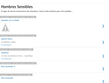 Tablet Screenshot of hombressensibles.blogspot.com
