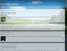 Tablet Screenshot of ecovidaeamor.blogspot.com