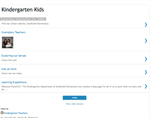 Tablet Screenshot of kinderkidsatwork.blogspot.com