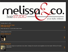 Tablet Screenshot of melissaandcohairstudio.blogspot.com