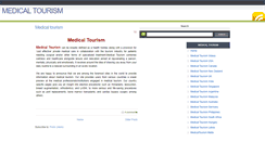 Desktop Screenshot of meditourism.blogspot.com