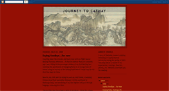 Desktop Screenshot of journeytocathay.blogspot.com