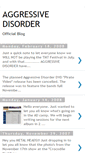 Mobile Screenshot of aggressivedisorder.blogspot.com