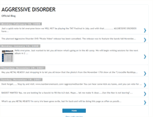 Tablet Screenshot of aggressivedisorder.blogspot.com